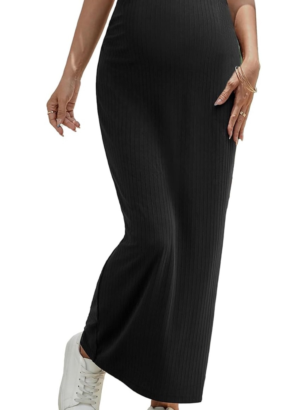 Maternity High Waist Maxi Skirt Size XL nwt